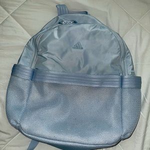 Baby blue Adidas Laptop Backpack